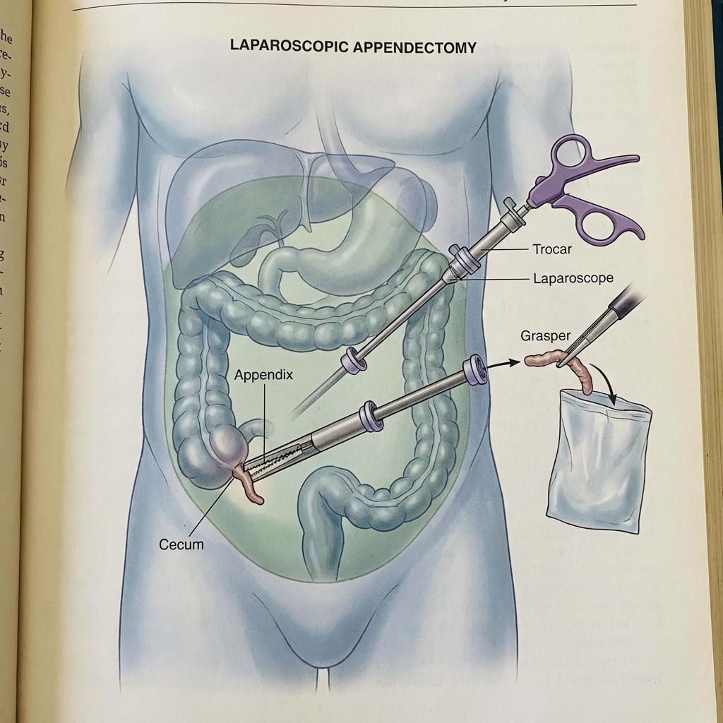 Apendicectomía (Abierta y Laparoscópica)